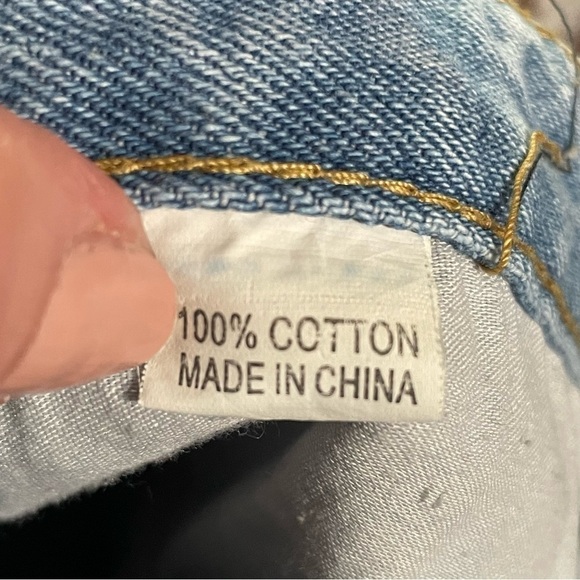 Firefly Spike Embellished Denim Frayed Hem Shorts Size 27 - Picture 6 of 8